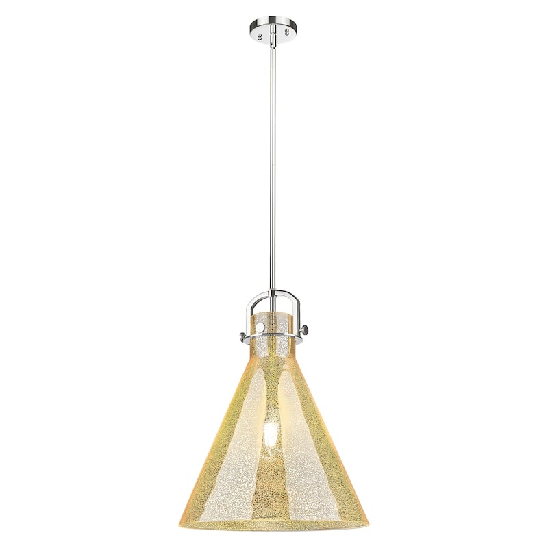 Innovations Lighting 410-1SL-G411-16ME Newton Cone 16" Wide Pendant