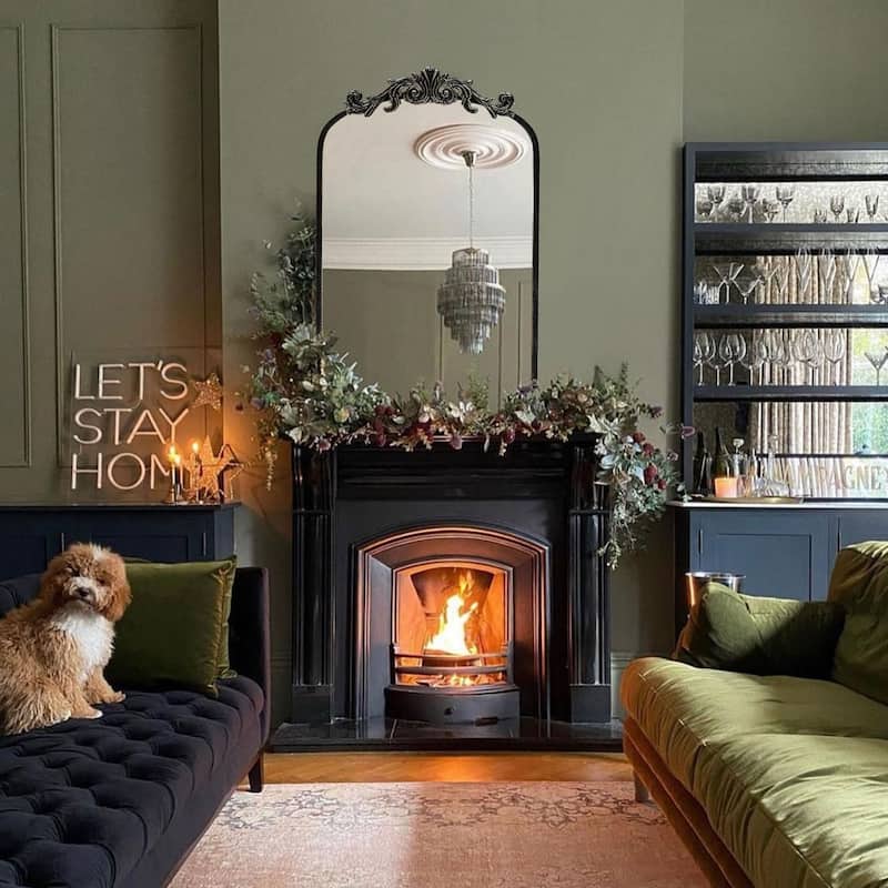 Traditional Baroque Ornate Wall Mirror