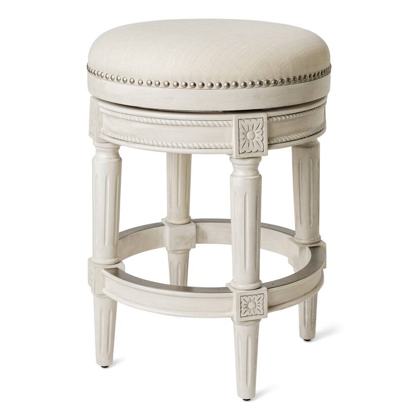 Maven Lane Pullman Backless Kitchen Stool - White Oak - Counter Height