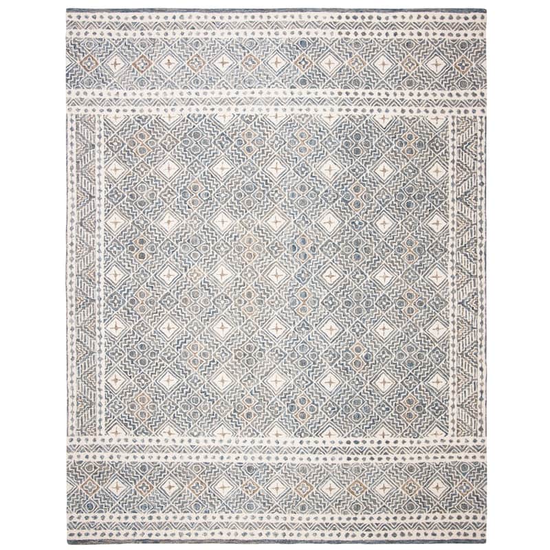 SAFAVIEH Handmade Micro-Loop Jelske Wool Rug