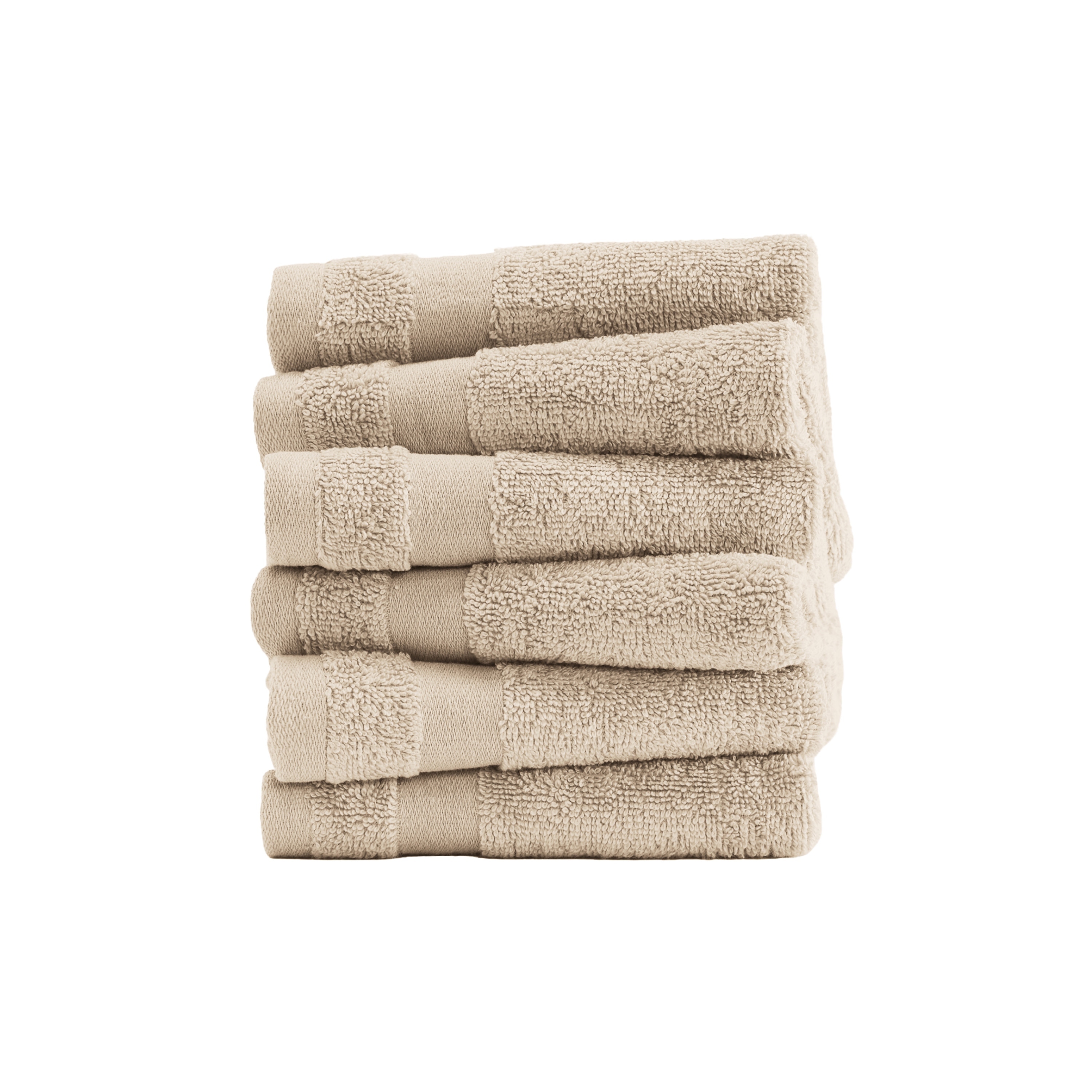 Becky Cameron 100% Cotton Ultra Soft 6-Piece Washcloth Set