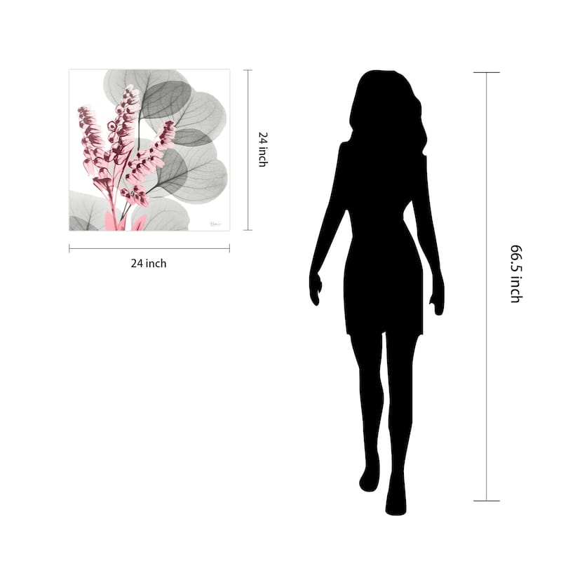 "Eucalyptus Bush 2" Frameless Free Floating Tempered Glass Panel Graphic Wall Art