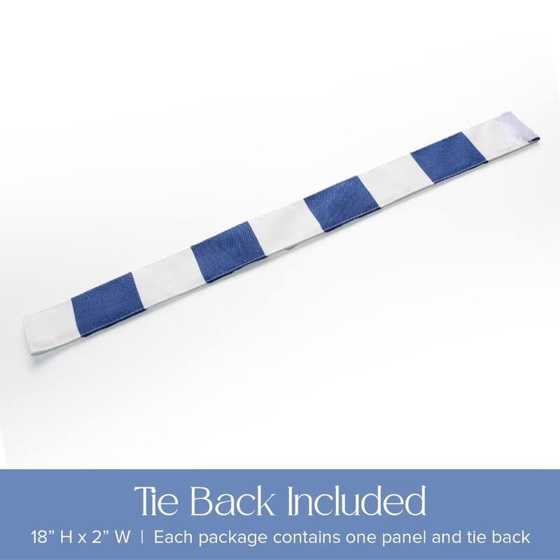 Stripe Outdoor UV Protected Privacy Tab Top Panel