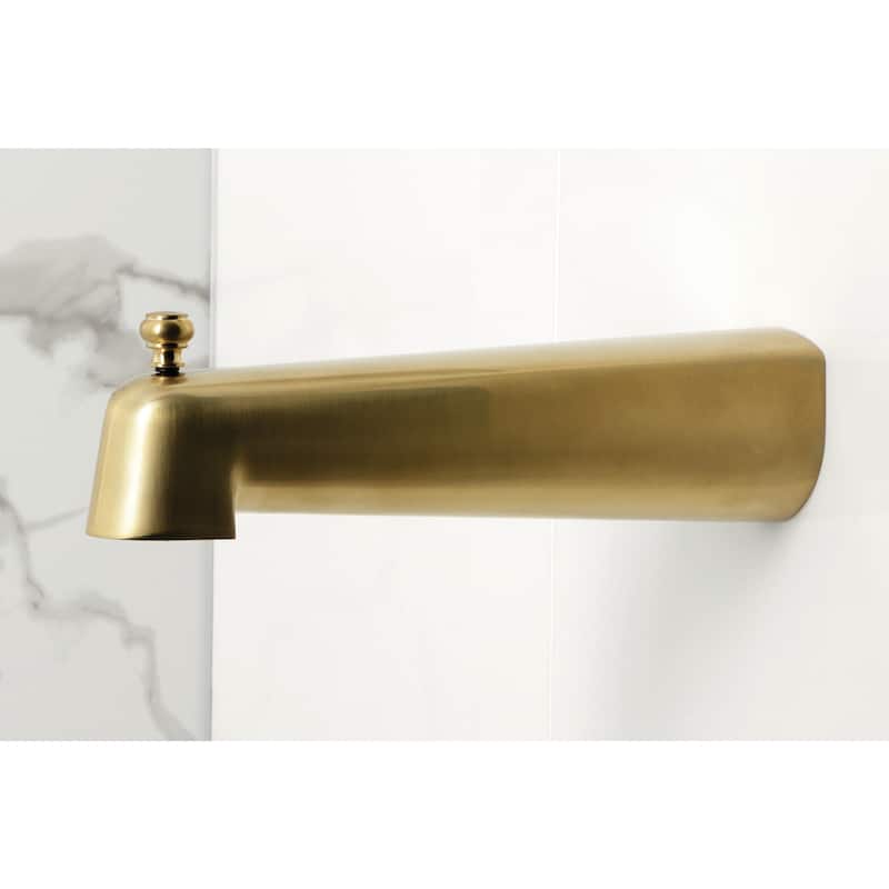 Kingston Brass KB633CML Manhattan Tub and Shower Trim Package with 1.8