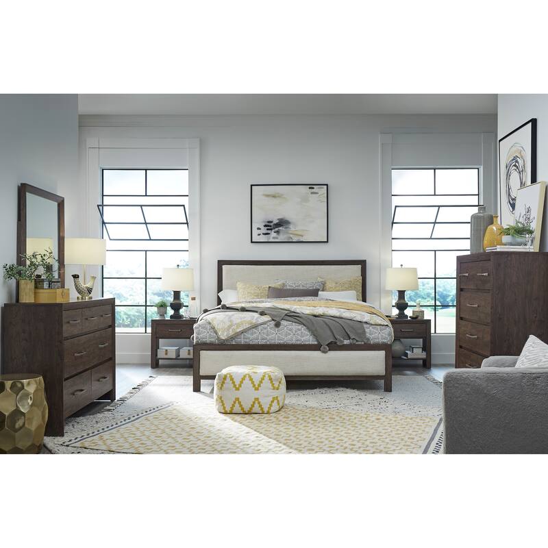 Magnussen Home Llewellyn Columbian Walnut Open Nightstand