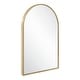 preview thumbnail 15 of 13, Modern Metal Framed Maeve Arched Wall Accent Mirror