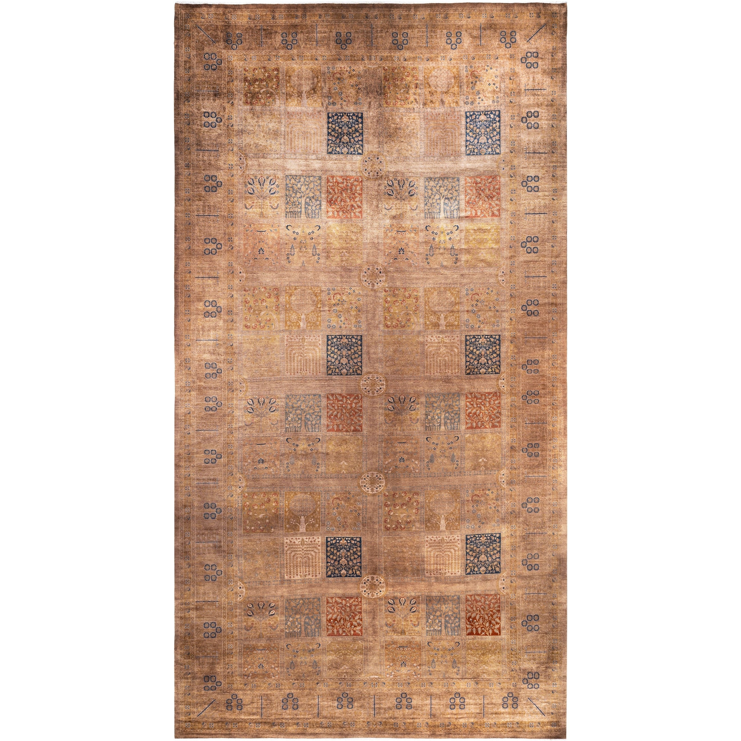 Overdyed One-of-a-Kind Hand-Knotted Area Rug - Beige - 10' 3" x 18' 10"