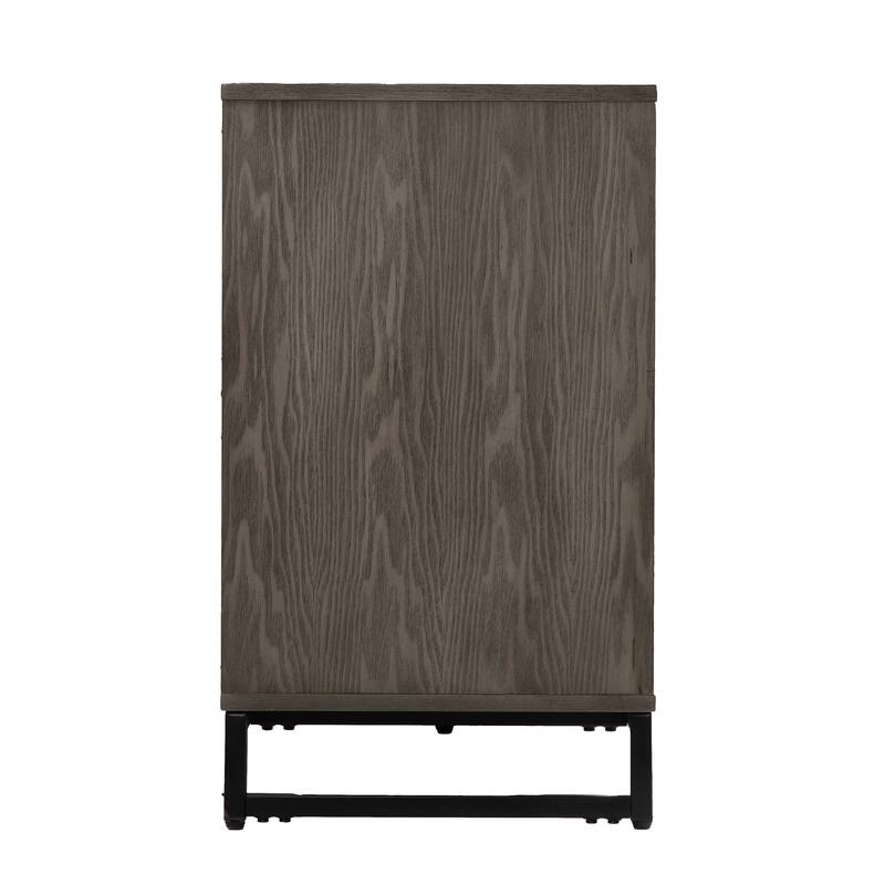 SEI Furniture Akehurst Fireplace - 58"W x 16"D x 27"H