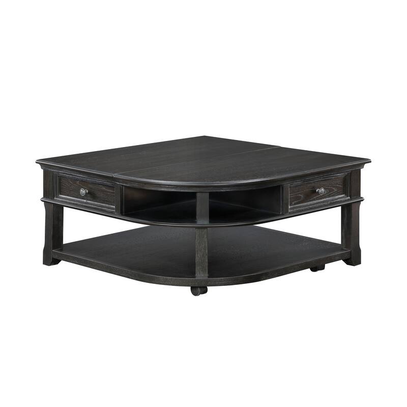 Living Room Coffee Table Storage Drawer Lift Top Open Shelves