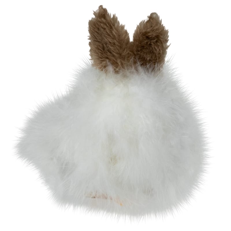 Duck with Bunny Ears Easter Figurine - 5.5" - White