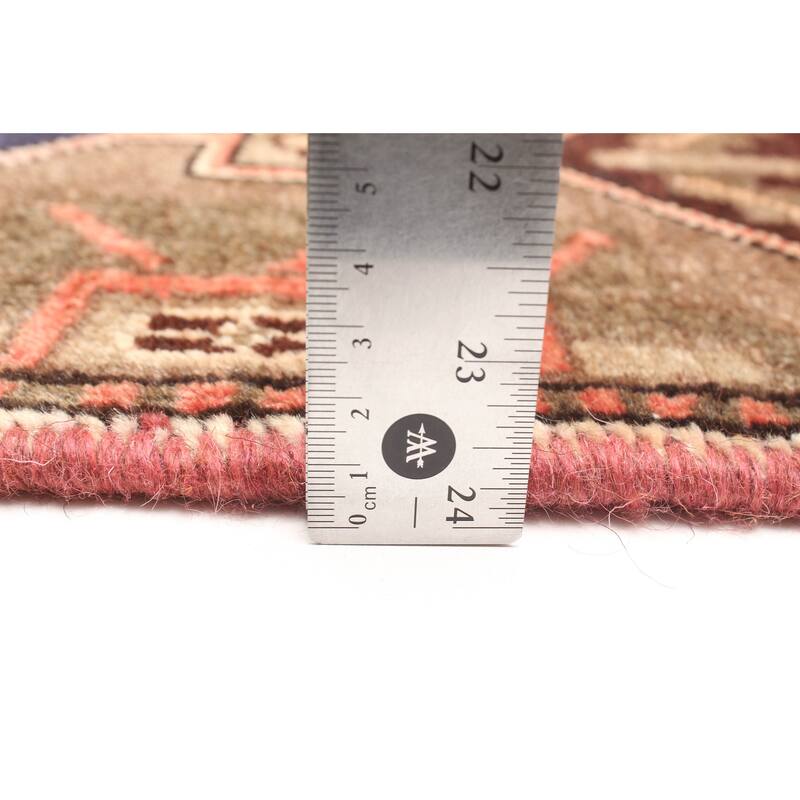 ECARPETGALLERY Hand-knotted Kayseri Vintage Red Wool Rug - 3'5 x 8'8