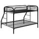 preview thumbnail 70 of 80, Morgan Contemporary Metal Frame Bunk Bed