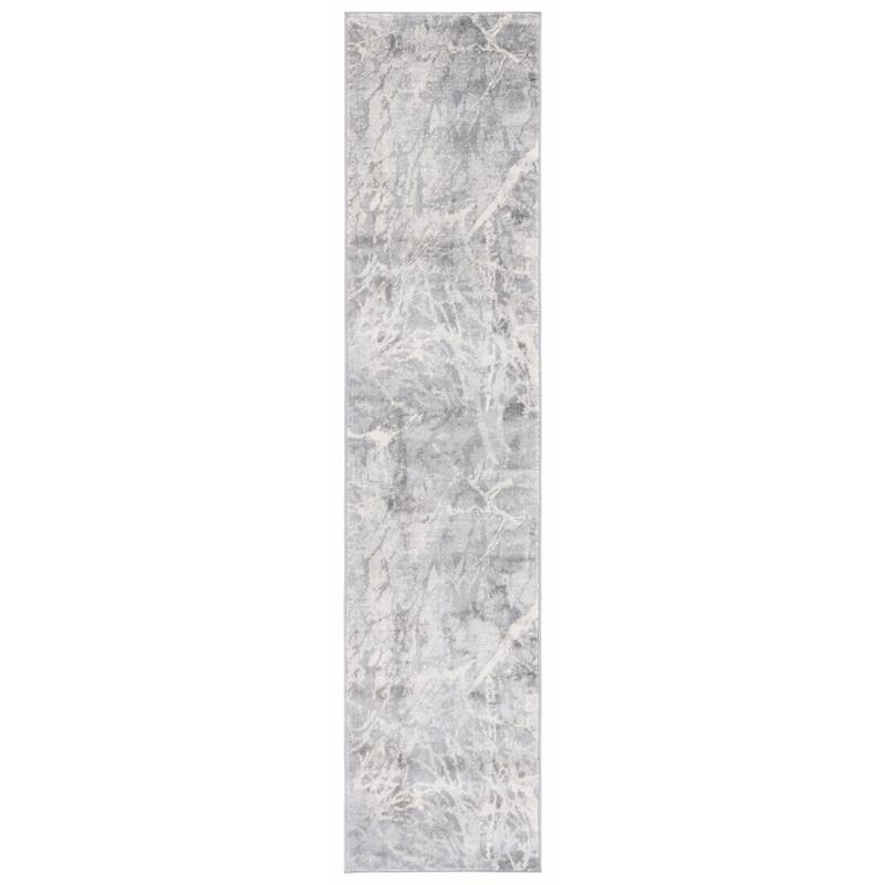 SAFAVIEH Jasper Sandie Modern & Contemporary Rug - 2' x 9' Runner - Grey/Ivory