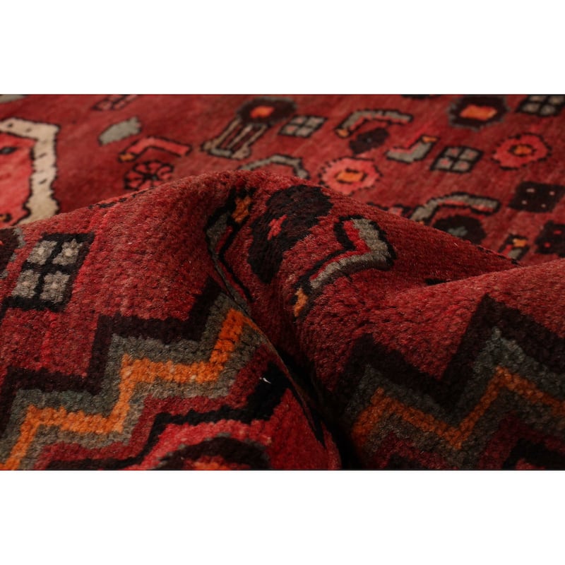 ECARPETGALLERY Hand-knotted Andelz Dark Red Wool Rug - 3'6 x 6'1