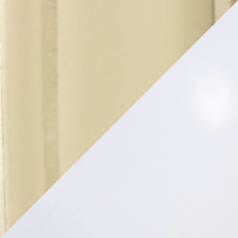 Lumisource Eileen Task Lamp in Gold Metal and White Plastic Shade - 9.75"Lx12.5"Wx17.5"H