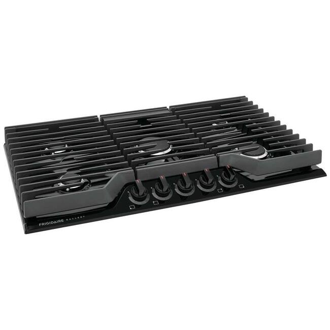 Frigidaire GCCG3648A 36" Wide 5 Burner Gas Cooktop with Quick Boil