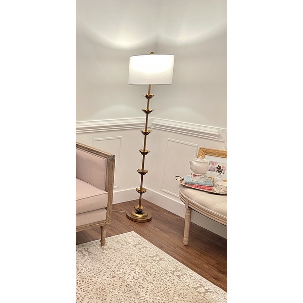 Safavieh landen leaf floor clearance lamp