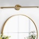 preview thumbnail 27 of 46, Modern Rotatable Bathroom Vanity Light LED Bath Bar 31.5" - Antique Gold