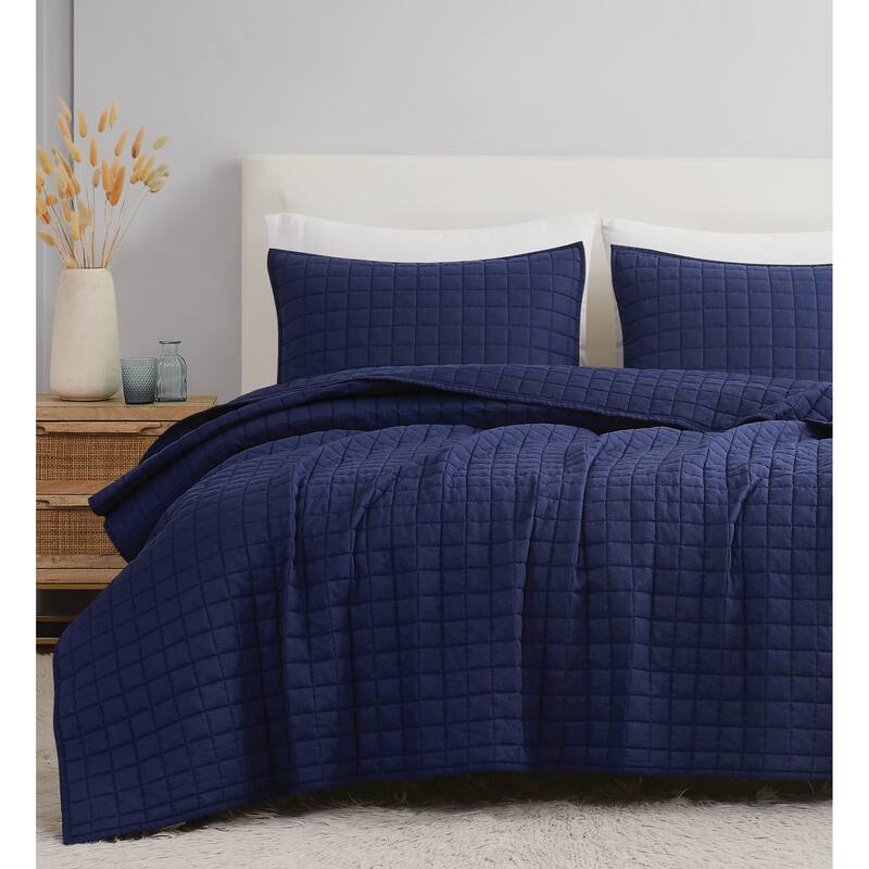 Brooklyn Loom Flax Linen Quilt Set