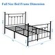 preview thumbnail 13 of 26, VECELO Platform Bed Frame with Headboard-Twin/Full Queen Size Bed
