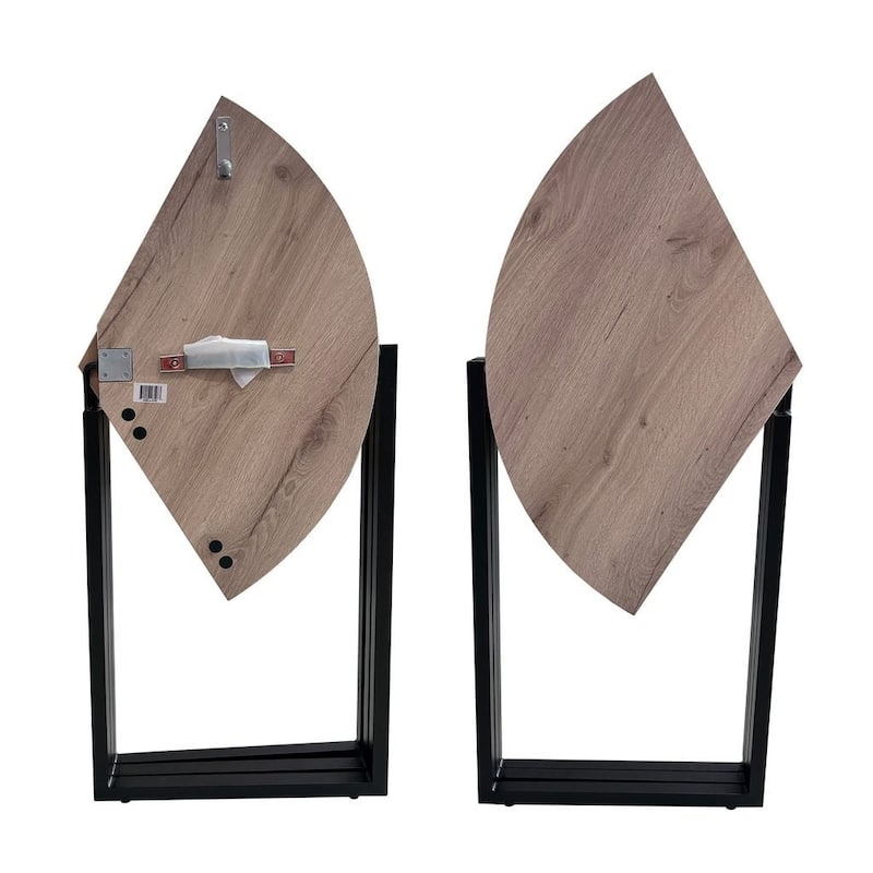 43" Foldable Multi-Use Round Table Natural