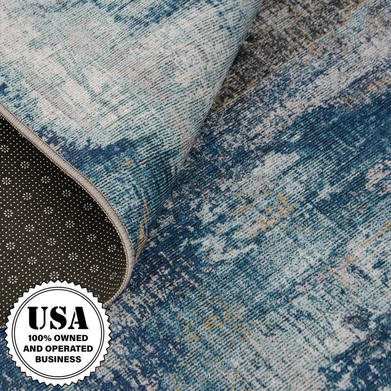 FH Home Machine Washable Area Rug Stain Resistant NonShed EcoFriendly Bed Bath & Beyond