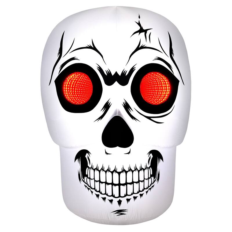 Occasions Airflowz Inflatable Infinity Mirror Skull, Tall