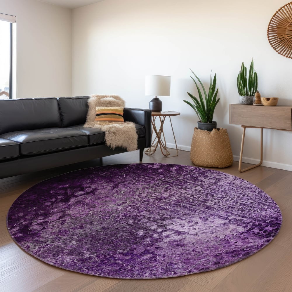 Premium Washable Super Soft Solid Imprints Mayfield Rug