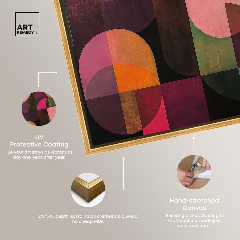 Bauhaus Romance Canvas by Art Remedy