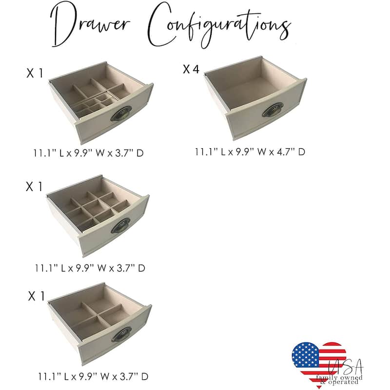 Hives & Honey Hillary White Jewelry Armoire