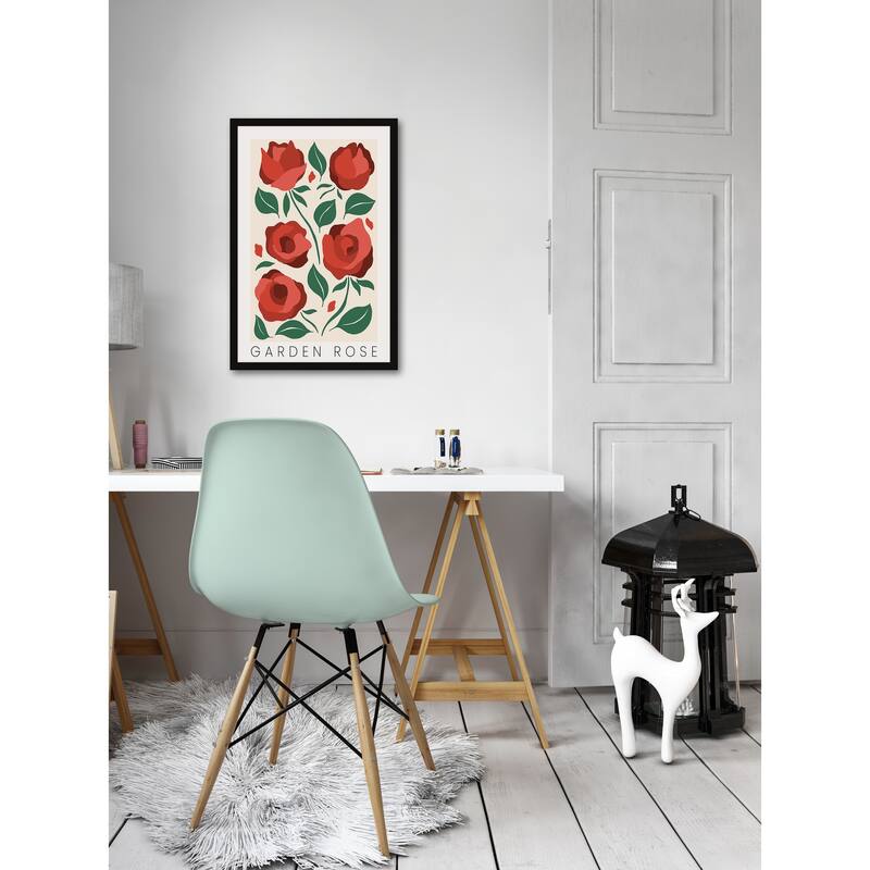 'Garden Rose' Framed Painting Print
