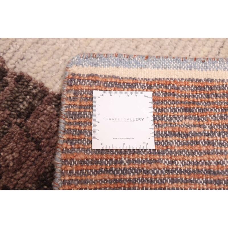 ECARPETGALLERY Hand-knotted Pak Finest Marrakesh Light Denim Blue Wool Rug - 9'5 x 12'1