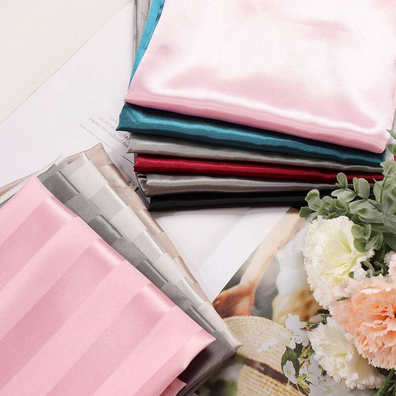 Satin Pillowcases Standard Pillow Covers Set of 2