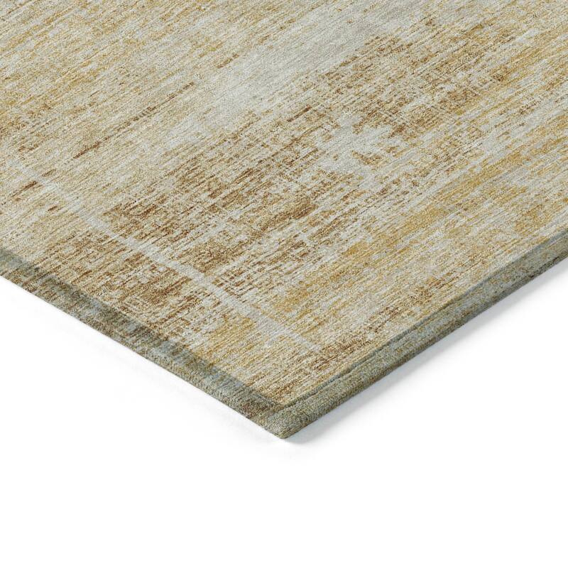 Machine Washable Indoor/ Outdoor Chantille Solid Ombre Rug