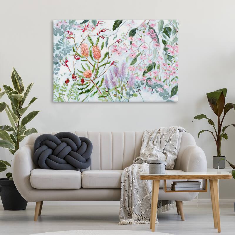 Stupell Elegant Garden Flowers Canvas Wall Art Design By Meredith Howse