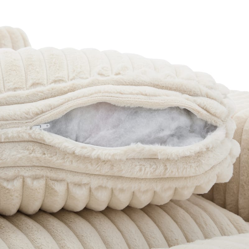 DREAMSIDEA Oversized Right Facing Chaise Lounge Lofa