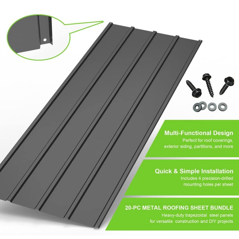 Domi Premium Trapezoidal Steel Roofing & Cladding Panels - Ultimate Weather Protection