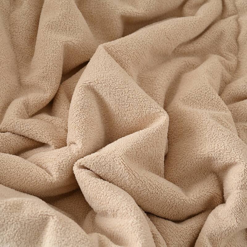 Reversible All Season Comforter, Synthetic Sherpa Winter Side, Smooth Cooling Summer Side