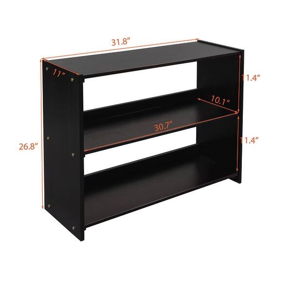 dimension image slide 3 of 4, Twin Size Wood Loft Bed with Storage Drawers And Shelves,Full-Length Guardrail and Slide