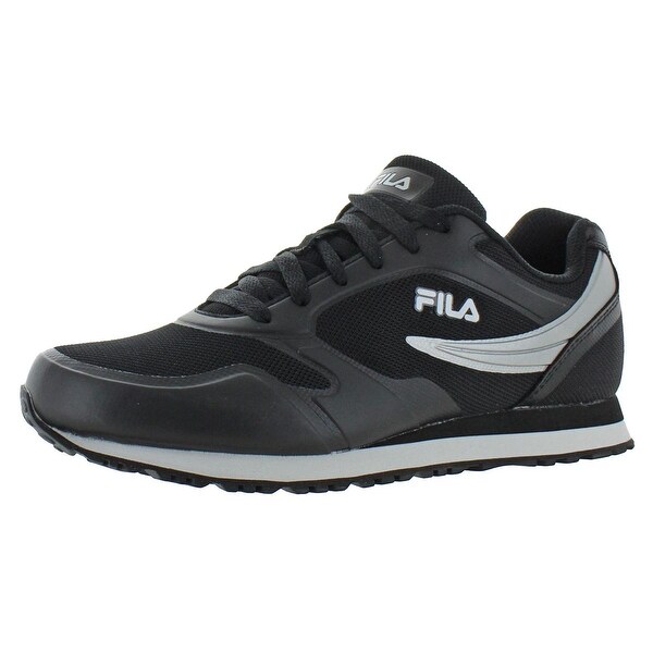 fila womens black trainers