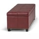 preview thumbnail 50 of 136, WYNDENHALL Stanford Upholstered Storage Ottoman