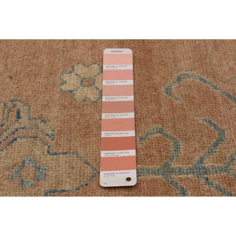 ECARPETGALLERY Hand-knotted Finest Ghazni Copper Wool Rug - 7'2 x 11'7