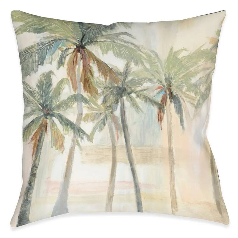 Laural Home The Palms Beach Outdoor Decorative Pillow