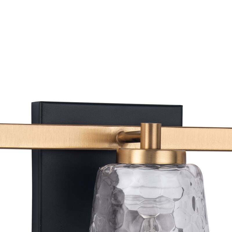 Modern Radiance 3-Light Gold Vanity Light - 22.8"L x 5.9"W x 7.5"H