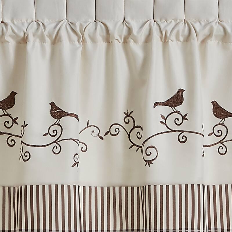 CHF Birds Valance, Swag & Tier Pair Curtain Collection