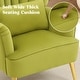 preview thumbnail 16 of 65, HOMYKA Modern Wingback Arm Chair Upholstered Accent Chair