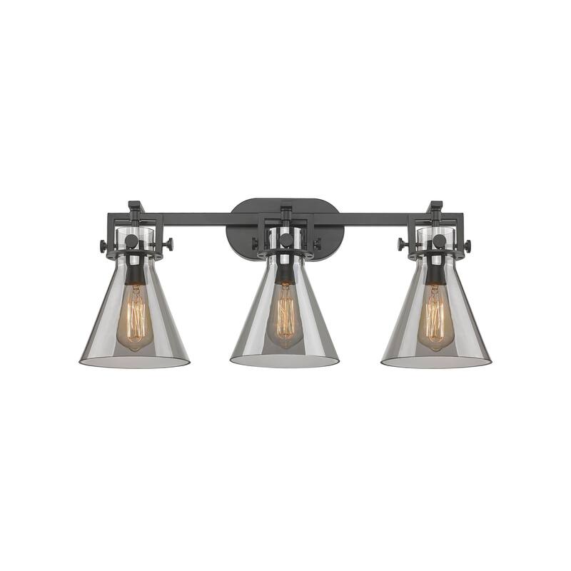 Innovations Lighting 411-3W-12-27 Newton Cone Vanity Newton Cone 3