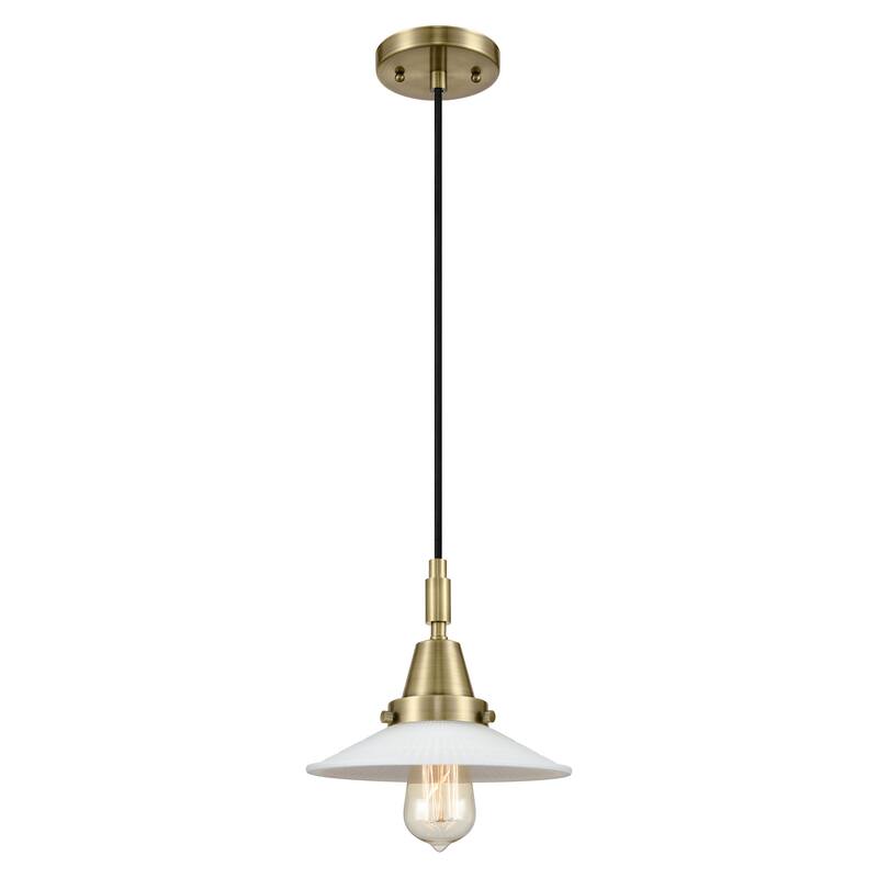 Innovations Lighting 447-1P-G1 Halophane 9" Wide Mini Pendant with