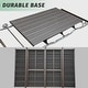 preview thumbnail 5 of 3, Domi 4-Seat Aluminum Outdoor Glider Swing with Canopy for Patio or Garden