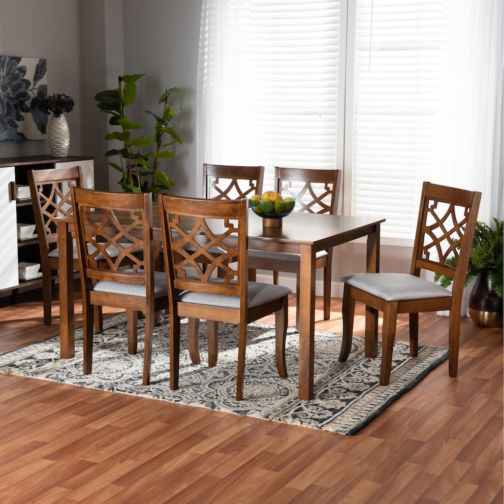 Mael Modern and Contemporary 7-Piece Dining Set